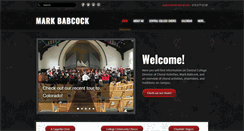 Desktop Screenshot of markalanbabcock.com