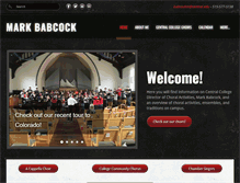 Tablet Screenshot of markalanbabcock.com
